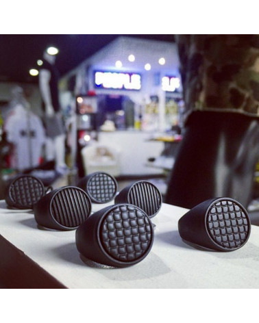 BLACK RING CIRCLE - DOUBLE U FRENK