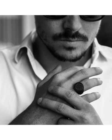 BLACK RING SAGOMATE - DOUBLE U FRENK