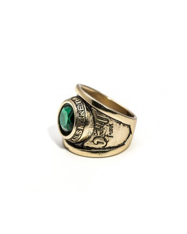 GREEN VETERAN RING - DOUBLE U FRENK