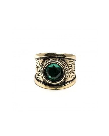 GREEN VETERAN RING - DOUBLE U FRENK