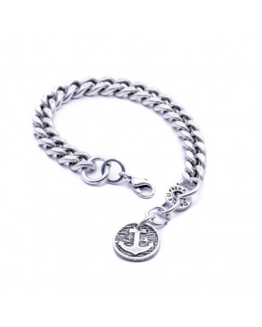 BRACELET NAVY MEDALLION - DOUBLE U FRENK