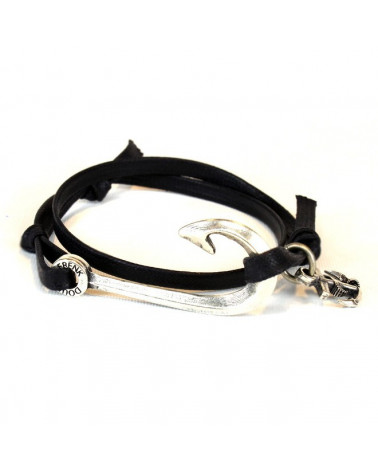 BLACK SILVER HOOK - DOUBLE U FRENK