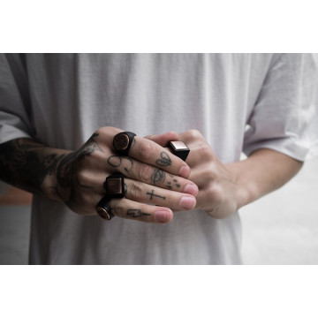 Anelli uomo argento con pietra: Gratis spedizione in 24 ore